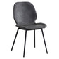 Industrial Design Armless Solid Back Chairs Leather Dining Chairs for Kitchen Clearhalo ' kitchen&dining_furn' 'Dining Chairs' 'Dining Tables & Seating' 'dining_chair' 'furn' 'furn_dining_chair' 'Furniture' 'furniture_dining_chair' 'Kitchen & Dining Furniture' 'kitchen' 1200x1200_34128e79-80af-4564-aec3-51d2f0b1e544