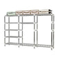 Modern Style Metal Wardrobe Cloth Rod Included Wardrobe Closet for Bedroom