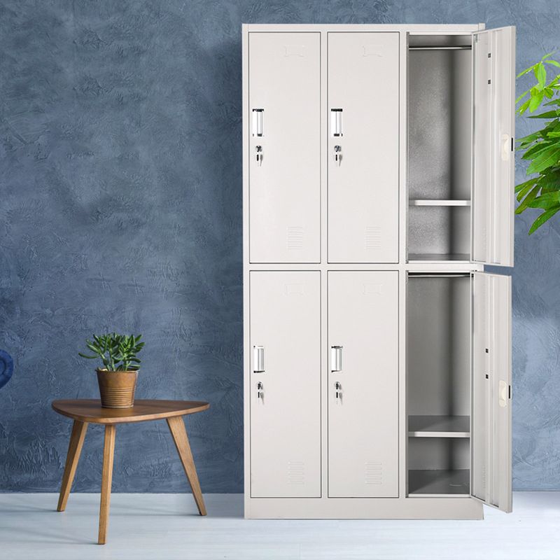 Scharnierende garderobe kast eigentijdse metalen garderobe armoire voor slaapkamer