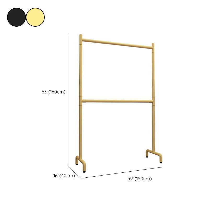 Eigentijdse hal boom metaal ingelijst 2 hangende rail ingang jashanger
