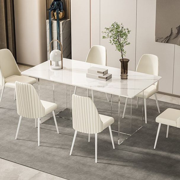 Table en acrylique et en ardoise style industriel