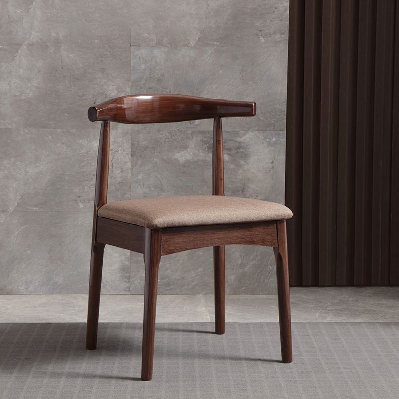 Glam Style Side Chair Wooden Open Back Indoor Dining Side Chair Clearhalo 'Dining Chairs' 'Dining Tables & Seating' 'dining_chair' 'furn' 'furn_dining_chair' 'Furniture' 'furniture_dining_chair' 'Kitchen & Dining Furniture' 1200x1200_3418fa6e-eda2-4e53-b465-036b479ac399