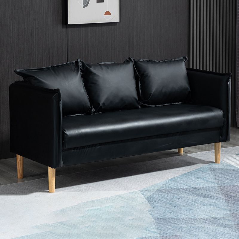 Contemporary Three Pillow Back Sofa with Tuxedo Arm for Apartment Clearhalo 'furn' 'furn_sofas' 'Furniture' 'furniture_sofas' 'Living Room Furniture' 'Sofa' 'sofas' 1200x1200_341cf632-f6df-4f59-8836-910c13e86b89
