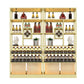 Freestanding Luxury Wine Jail Metal with Shelf Wine Rack Kit 11.8"Wide Clearhalo 'furn' 'furn_wine_racks' 'Furniture' 'Kitchen & Dining Furniture' 'Wine Racks' 'wine_racks' 1200x1200_3421e0e9-a4ef-424f-88f5-0d70cee52a6b
