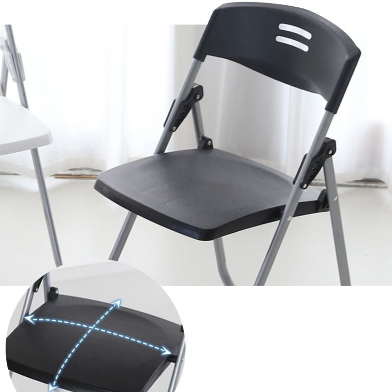 Moderne armloze conferentiestoel Plastic Low Back Folding Chair