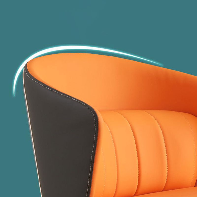 Contemporary Style Chair Armless Side Chairs with Metal Legs Clearhalo 'Dining Chairs' 'Dining Tables & Seating' 'dining_chair' 'furn' 'furn_dining_chair' 'Furniture' 'Kitchen & Dining Furniture' 1200x1200_3422d802-a4f1-48a8-9880-42b392be3c0d