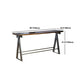 Rectangle Pine Wood Top Bar Table Modern Bar Table with Trestle Base in Black Clearhalo 'Bar Furniture' 'Bar Tables' 'bar_tables' 'furn' 'furn_bar_tables' 'Furniture' 'Kitchen & Dining Furniture' 1200x1200_34245ff9-a114-47e9-9e1e-a334f12c7270
