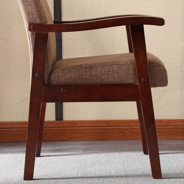 Contemporary Style Kitchen Square Dining Chair Parsons Dining Arm Chair Clearhalo ' kitchen&dining_furn' 'Dining Chairs' 'Dining Tables & Seating' 'dining_chair' 'furn' 'furn_dining_chair' 'Furniture' 'furniture_dining_chair' 'Kitchen & Dining Furniture' 'kitchen' 1200x1200_3427587e-98ca-45ac-b5f4-63c4a467dfa2