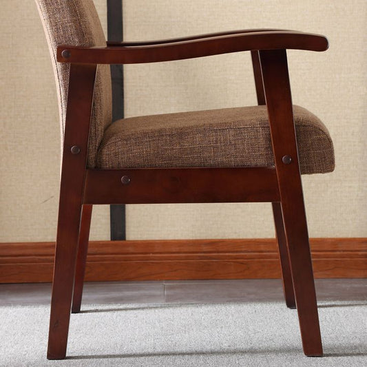 Contemporary Style Kitchen Square Dining Chair Parsons Dining Arm Chair Clearhalo ' kitchen&dining_furn' 'Dining Chairs' 'Dining Tables & Seating' 'dining_chair' 'furn' 'furn_dining_chair' 'Furniture' 'furniture_dining_chair' 'Kitchen & Dining Furniture' 'kitchen' 1200x1200_3427587e-98ca-45ac-b5f4-63c4a467dfa2