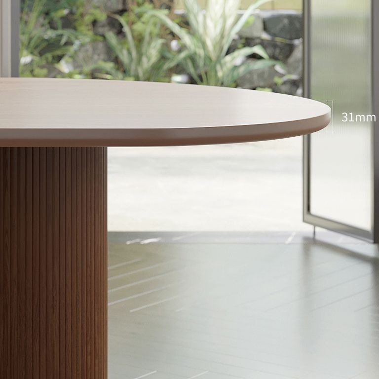 Modern Solid Wood Free from Dining Table Standard Dining Table with 3 Legs Clearhalo ' dining_table' 'Dining Tables & Seating' 'Dining Tables' 'furn' 'furn_dining_table' 'Furniture' 'furniture_dining_table' 'Kitchen & Dining Furniture' 'kitchen&dining_furn' 'kitchen' 'kitchen_dining_table' 1200x1200_342951ba-879b-4e66-a2c1-916a3ed6f468