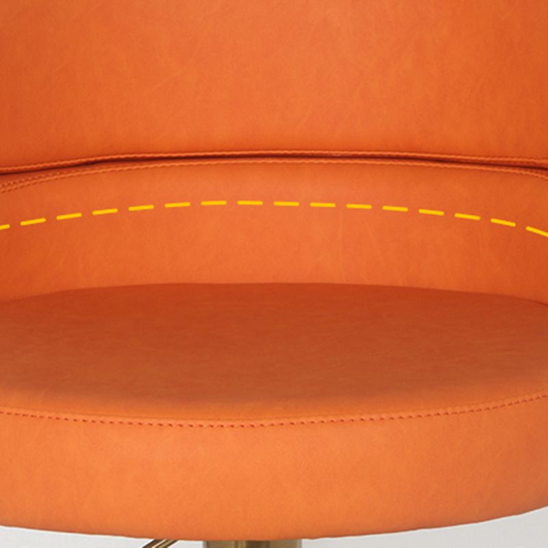 Sgabello da bar ad altezza regolabile in pelle glam in pelle con girevole