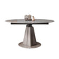 Luxury Sintered Stone Top Table Extendable Round Table with Pedestal Base