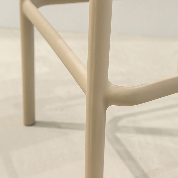 Modern Armless Backrest Counter Stool Plastic Bedroom Bar Stool with Plastic Seat Clearhalo 'Bar Furniture' 'Bar Stools' 'bar_stools' 'furn' 'furn_bar_stools' 'furniture_bar_stools' 'Kitchen & Dining Furniture' 'kitchen&dining_furn' 'kitchen' 'kitchen_furn' Furniture' 1200x1200_342a7029-116f-4b8c-80e2-7f813927788f