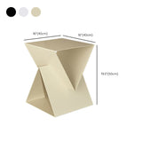 15" Wide Contemporary Corner Table Square Side Table with Storage