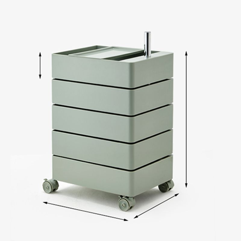 12,5 "W x 24" H moderno comodino di accento di plastica comodino per soggiorno