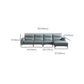 Flared Arms Sectionals Genuine Leather Sectional Sofa for Living Room Clearhalo 'furn' 'furn_sectionals' 'Furniture' 'Living Room Furniture' 'Sectionals' 1200x1200_342d9194-3094-40c7-a547-6d20b53542d2