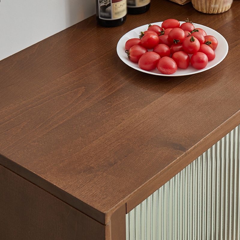 Minimalism Wood Cupboard Glass Doors Kitchen Sideboard for Living Room Clearhalo 'buffet_sideboard' 'Buffets & Sideboards' 'furn' 'furn_buffet_sideboard' 'Furniture' 'furniture_buffet_sideboard' 'Kitchen & Dining Furniture' 1200x1200_34316643-9fae-4d6f-b7bb-4e4889d780b6