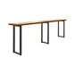 Modern Rectangle Bar Dining Table Wood Bar Height Cocktail Table 42-Inch Top Clearhalo 'Bar Furniture' 'Bar Tables' 'bar_tables' 'furn' 'furn_bar_tables' 'Furniture' 'furniture_bar_tables' 'Kitchen & Dining Furniture' 1200x1200_3432f455-0ce8-4eca-86ff-6acd694c2299