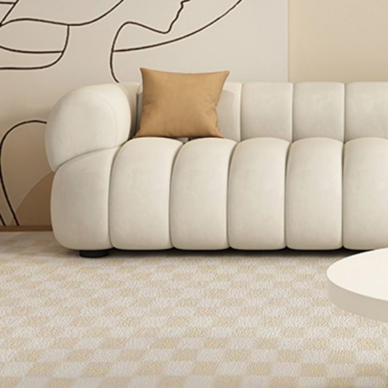 35" Wide Contemporary Sofa White Pillows Stationary Seating for Living Room Clearhalo 'furn' 'furn_sofas' 'Furniture' 'Living Room Furniture' 'Sofa' 'sofas' 1200x1200_34349fa0-3ce9-47fa-95c8-9f192766cd94