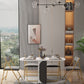 Tableau de sites à manger de base de meubles de style moderne, 59 "L x 31,5" W x 29,3 "H