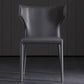 Contemporary Leather Dining Chair Armless Wingback Side Chair Clearhalo 'Dining Chairs' 'Dining Tables & Seating' 'dining_chair' 'furn' 'furn_dining_chair' 'Furniture' 'furniture_dining_chair' 'Kitchen & Dining Furniture' 1200x1200_343885d6-470e-410d-802b-34985a3ad293