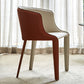 Leather Contemporary Dining Chair Metal Dining Room Solid Back Chair with Arm Clearhalo ' kitchen&dining_furn' 'Dining Chairs' 'Dining Tables & Seating' 'dining_chair' 'furn' 'furn_dining_chair' 'Furniture' 'furniture_dining_chair' 'Kitchen & Dining Furniture' 'kitchen' 1200x1200_3438d6b5-6ce0-4df2-9b5e-3a42ebecad0e
