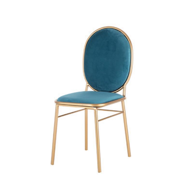 Modern Dining Furniture Set 1/5 Pcs Stone Dining Table with Metal Frame Armless Chairs