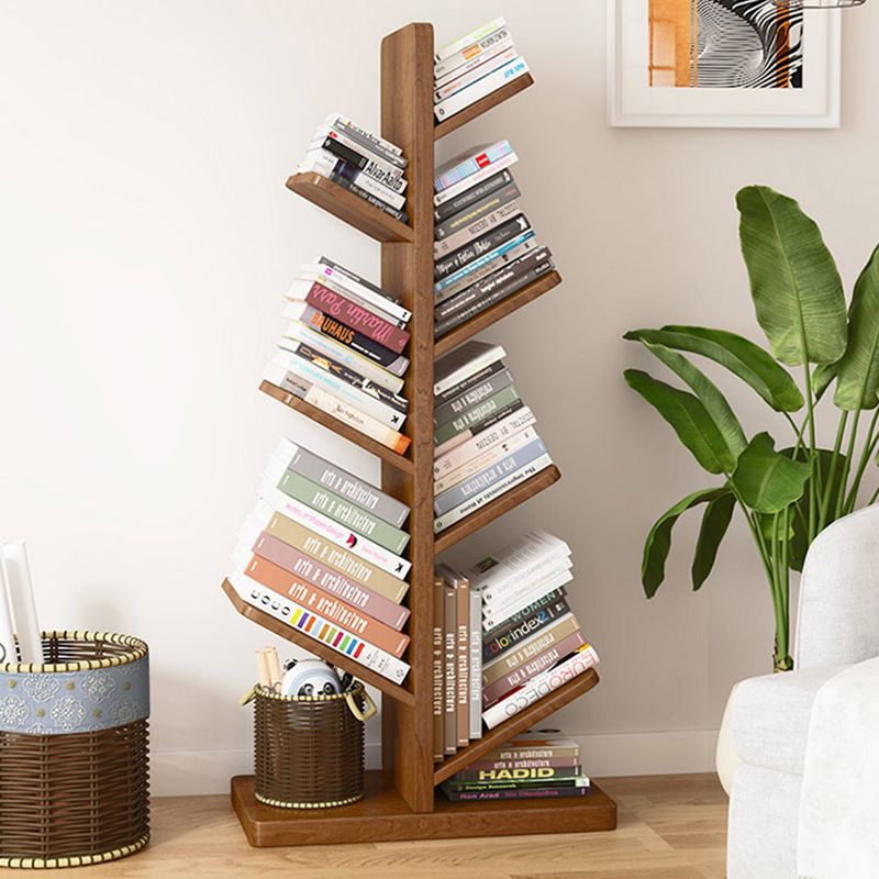 Modern Wood Bookshelf Geometric Vertical Open Shelf Bookcase Clearhalo 'Bookcases' 'furn' 'furn_bookcases' 'Furniture' 'Office Furniture' 1200x1200_343e38ed-b952-4642-ba1c-c6210a44a519