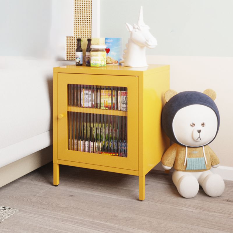 Porta rosa metallica/bianco/blu/giallo/nero quadrato/comodino della porta rotonda