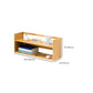 Moderne stijl Open Back Bookshelf Bamboo boekenkast met planken