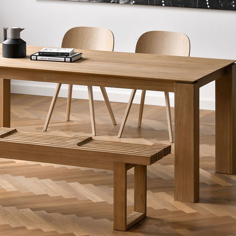 Rectangle Pine Solid Wood Table Modern Dining Table with 4 Legs for Restaurant Living Room Clearhalo ' dining_table' 'Dining Tables & Seating' 'Dining Tables' 'furn' 'furn_dining_table' 'Furniture' 'furniture_dining_table' 'Kitchen & Dining Furniture' 'kitchen&dining_furn' 'kitchen' 'kitchen_dining_table' 1200x1200_3445f420-7ba1-45b9-bbc8-fc166ad36c55