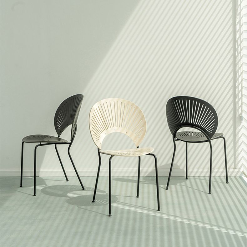 Contemporary Style Dining Chair Armless Kitchen Chairs with Metal Legs Clearhalo ' kitchen&dining_furn' 'Dining Chairs' 'Dining Tables & Seating' 'dining_chair' 'furn' 'furn_dining_chair' 'Furniture' 'furniture_dining_chair' 'Kitchen & Dining Furniture' 'kitchen' 1200x1200_34480340-7b90-44fd-86ce-14d19b53da43