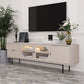 Solid Wood TV Media Console Industrial TV Stand for Living Room Clearhalo 'furn' 'furn_tv_stands_entertainment_centers' 'Furniture' 'Living Room Furniture' 'TV Stands & Entertainment Centers' 'TV Stands & Media Storage Furniture' 'tv_stands_entertainment_centers' 1200x1200_34495d9e-c777-4145-9d30-d503f45a0b96