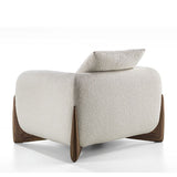 Couleur solide contemporain mousse de mousse de mousse unique Sofa de siège pour le salon