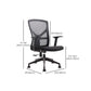 Modern Office Chair Slide Adjustable Seat Height Fixed Arms Desk Chair Clearhalo 'furn' 'furn_office_chair' 'Furniture' 'Office Chairs' 'Office Furniture' 'office_chair' 1200x1200_344c83d6-eb1a-414a-ab13-d99ec6db9c97