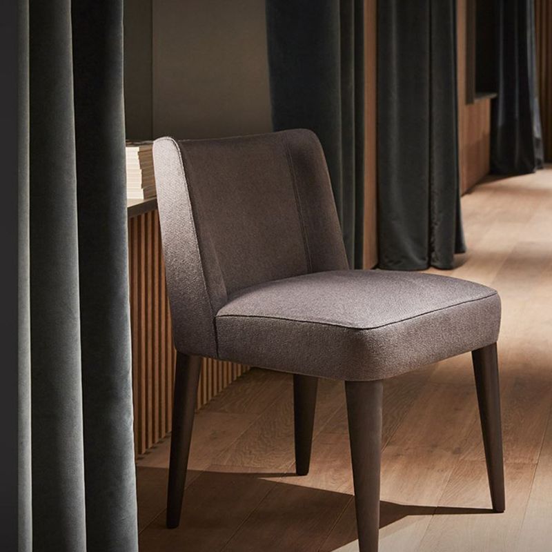 Nordic Style Solid Wood Dining Room Chair Armless Parsons Chair for Home Use Clearhalo ' kitchen&dining_furn' 'Dining Chairs' 'Dining Tables & Seating' 'dining_chair' 'furn' 'furn_dining_chair' 'Furniture' 'furniture_dining_chair' 'Kitchen & Dining Furniture' 'kitchen' 1200x1200_344ee5fe-6685-452a-b67c-be0012eb4715