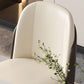 Upholstered Armless Dining Chair Home Faux Leather Dining Side Chair