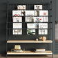 6 Shelves Shelf Bookcase Contemporary Shelves Included Bookshelf 10.6" Wide