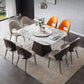 Modern Style 1/4/5/9 Pieces Dining Set Sintered Stone Dining Table Set for Kitchen Clearhalo 'Dining Room Sets' 'Dining Tables & Seating' 'dining_room_set' 'furn' 'furn_dining_room_set' 'Furniture' 'furniture_dining_room_set' 'Kitchen & Dining Furniture' 'kitchen&dining_furn' 'kitchen' 1200x1200_3459d5cb-bea9-4510-be1d-adb9371a0015
