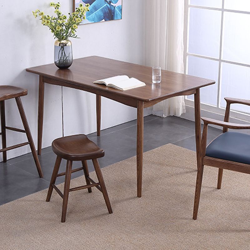 Modern Dining Rectangle Table Wooden Table with Wood Legs for Home Clearhalo 'Dining Tables & Seating' 'Dining Tables' 'dining_table' 'furn' 'furn_dining_table' 'Furniture' 'Kitchen & Dining Furniture' 1200x1200_3459f294-684e-43d7-b1f8-48ca547c05d1