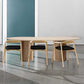 Pine Solid Wood Table Simplicity Dining Table Oval for Kitchen Home with Double Pedestal Clearhalo ' dining_table' 'Dining Tables & Seating' 'Dining Tables' 'furn' 'furn_dining_table' 'Furniture' 'furniture_dining_table' 'Kitchen & Dining Furniture' 'kitchen&dining_furn' 'kitchen' 'kitchen_dining_table' 1200x1200_345c526c-97c8-4d73-bbe0-cb0096f9beba