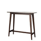 Wood Counter Height Table with Rectangle Table Top Trestle Table - 41.3" H Clearhalo 'Bar Furniture' 'Bar Tables' 'bar_tables' 'furn' 'furn_bar_tables' 'Furniture' 'furniture_bar_tables' 'Kitchen & Dining Furniture' 1200x1200_345c9dcf-ddec-4f5a-9689-0e749cd28d7b