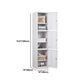 Contemporary Hinged Wardrobe Closet Metal Wardrobe Cabinet for Home