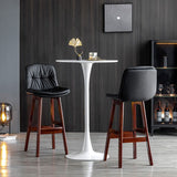 Modern Armless Backrest Counter Stool Wood Milk Tea Shop Bar Stool with Leather Cushion Clearhalo 'Bar Furniture' 'Bar Stools' 'bar_stools' 'furn' 'furn_bar_stools' 'furniture_bar_stools' 'Kitchen & Dining Furniture' 'kitchen&dining_furn' 'kitchen' 'kitchen_furn' Furniture' 1200x1200_345fedfa-999c-4d00-859a-3937d8264a08