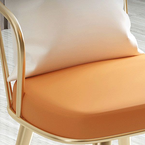 Glam Dinette Set with Metal Chairs 1/4/5 Pieces Glossy White Dining Table Set Clearhalo 'Dining Room Sets' 'Dining Tables & Seating' 'dining_room_set' 'furn' 'furn_dining_room_set' 'Furniture' 'Kitchen & Dining Furniture' 1200x1200_34626f01-51ba-4ec4-a6f5-793c32460ca0