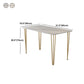 Home Hairpin Base Writing Desk Glam Style Stone Writing Desk Clearhalo 'furn' 'furn_office_desk' 'Furniture' 'furniture_office_desk' 'Office Desks' 'Office Furniture' 'office_desk' 1200x1200_3464c11b-22db-4ca7-a450-8f149685acea