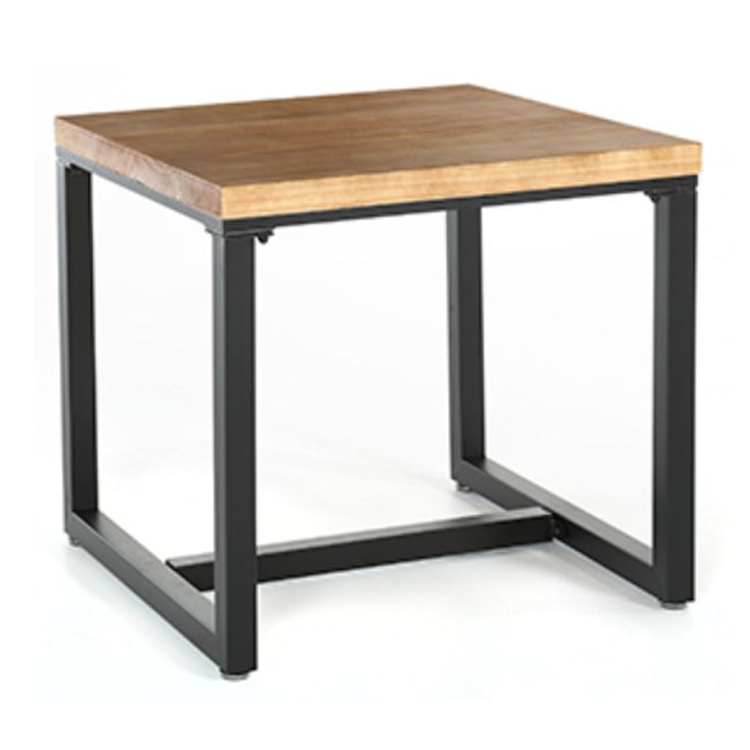 Natural and Black Dining Site Table Industrial Wood and Metal Dining Table Clearhalo 'Dining Tables & Seating' 'Dining Tables' 'dining_table' 'furn' 'furn_dining_table' 'Furniture' 'furniture_dining_table' 'Kitchen & Dining Furniture' 1200x1200_34650135-44ce-4004-9cc5-e4af2b910065