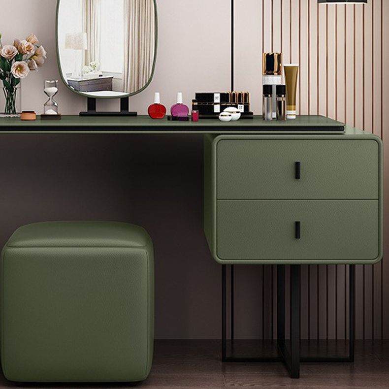 Stile glam in stile 2-disegno a colori solidi tavolo da toeletta per trucco per trucco