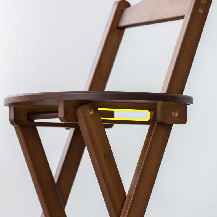 Modern Armless Foldable Counter Stool Wood Household Bar Stool with Pedal Clearhalo 'Bar Furniture' 'Bar Stools' 'bar_stools' 'furn' 'furn_bar_stools' 'furniture_bar_stools' 'Kitchen & Dining Furniture' 'kitchen&dining_furn' 'kitchen' 'kitchen_furn' Furniture' 1200x1200_3469f431-e973-44dc-9817-b90a336cdc38