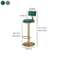 2/3 Pieces Oval Glam Bar Stool and Table Set for Dining Room